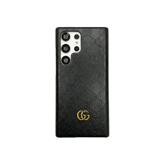 Luxury GG Fashion Leather Case for Samsung Galaxy S22-S26 Series