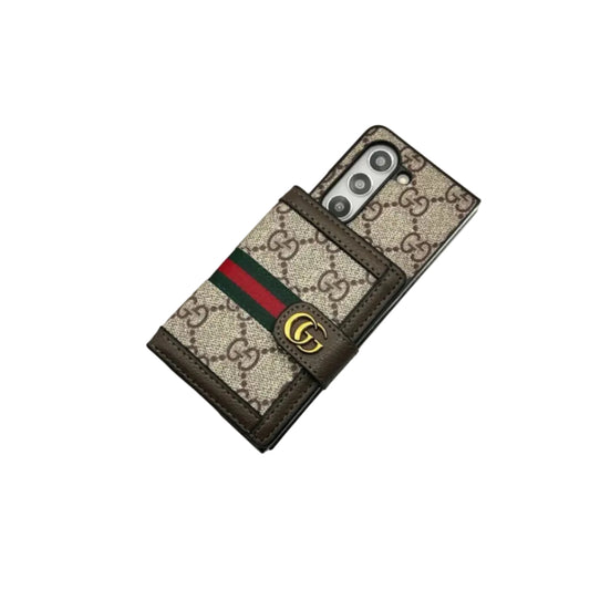 GG Supreme Luxury Wallet Case for Samsung Z Fold 3-7
