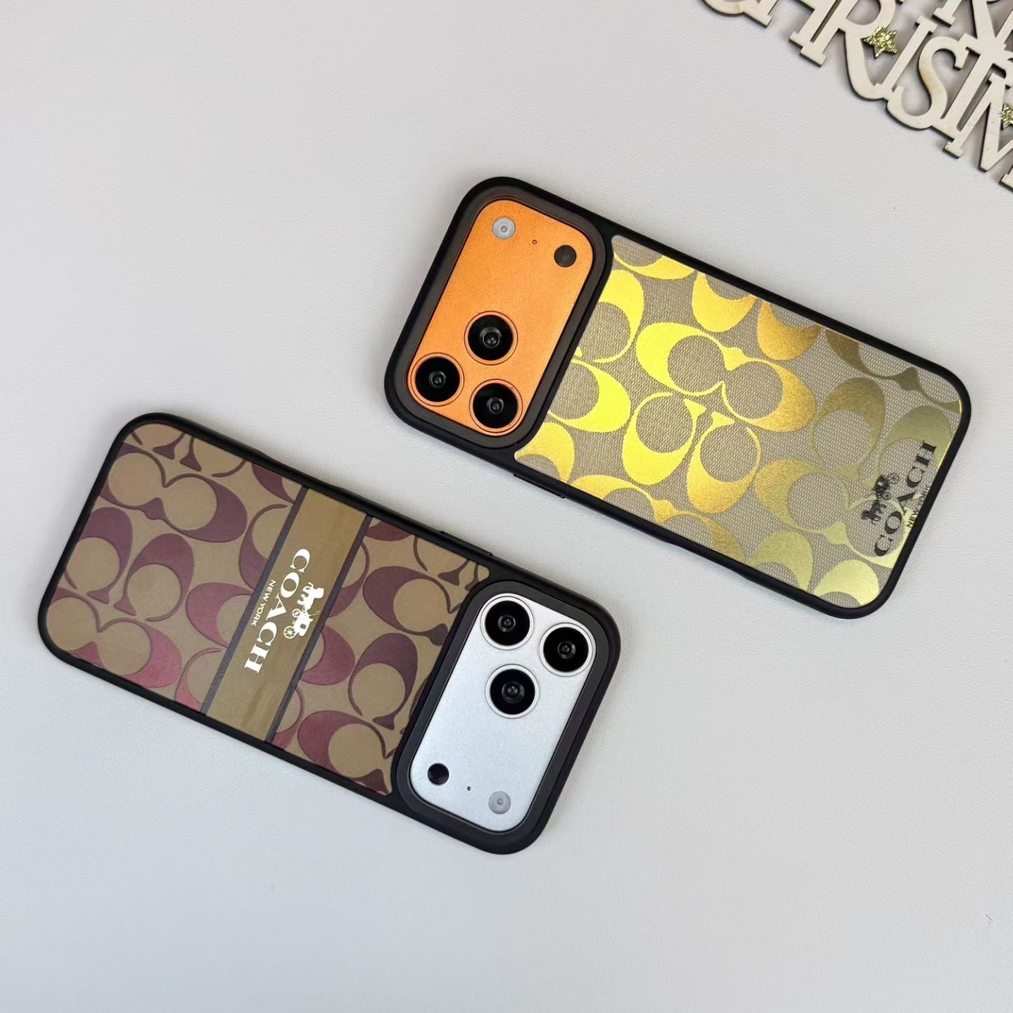 Classic Signature Monogram Fabric iPhone Case – Luxury Design Phone Cover