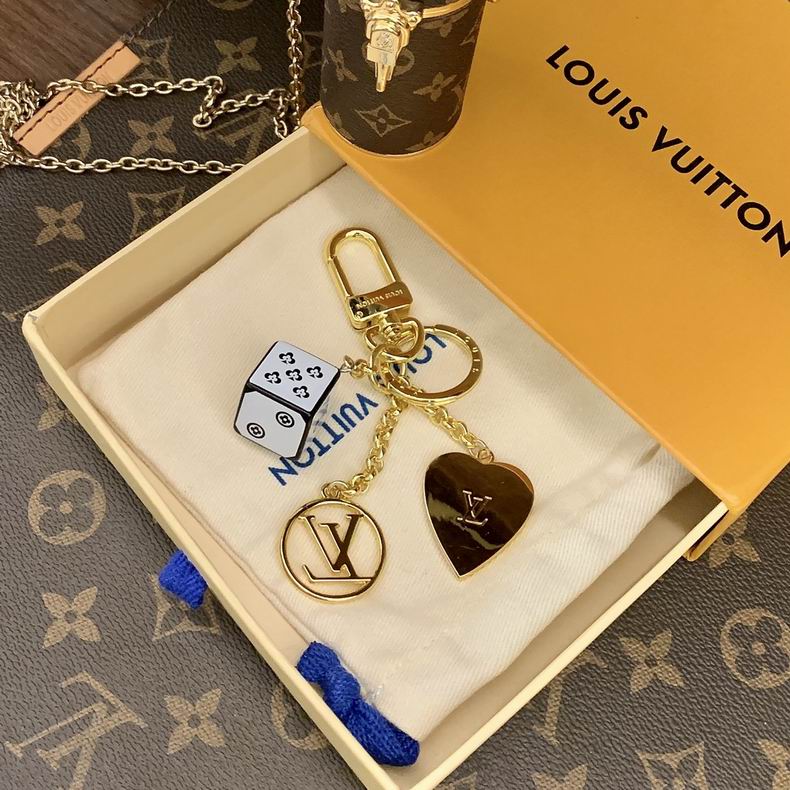 Luxury Designer Key Chain Fortune Cube Bag Charm