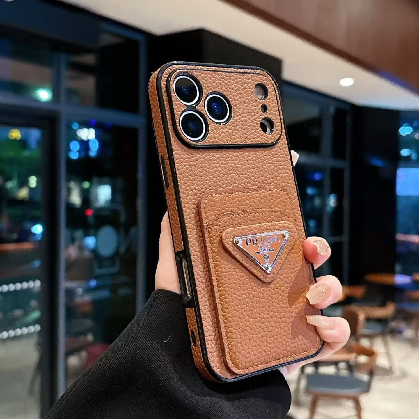 Luxury PR MagSafe Card Holder Case For iPhone 12-17