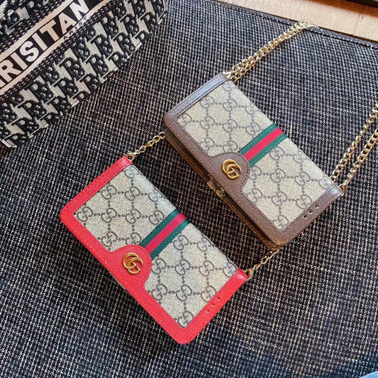Luxury Phone Bag, Case, and Card Holder for Samsung Roxy New