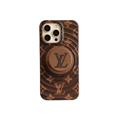 LV Ring Stand Case: Sleek Style for Your iPhone 13-17