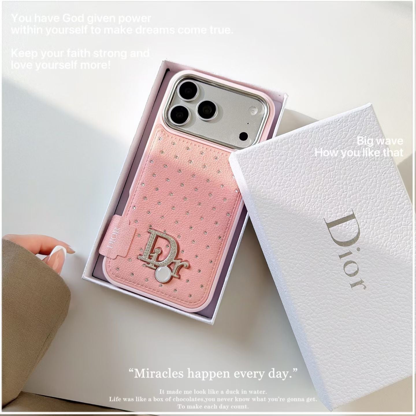 Classic Style Crystal Studded Luxury iPhone Case