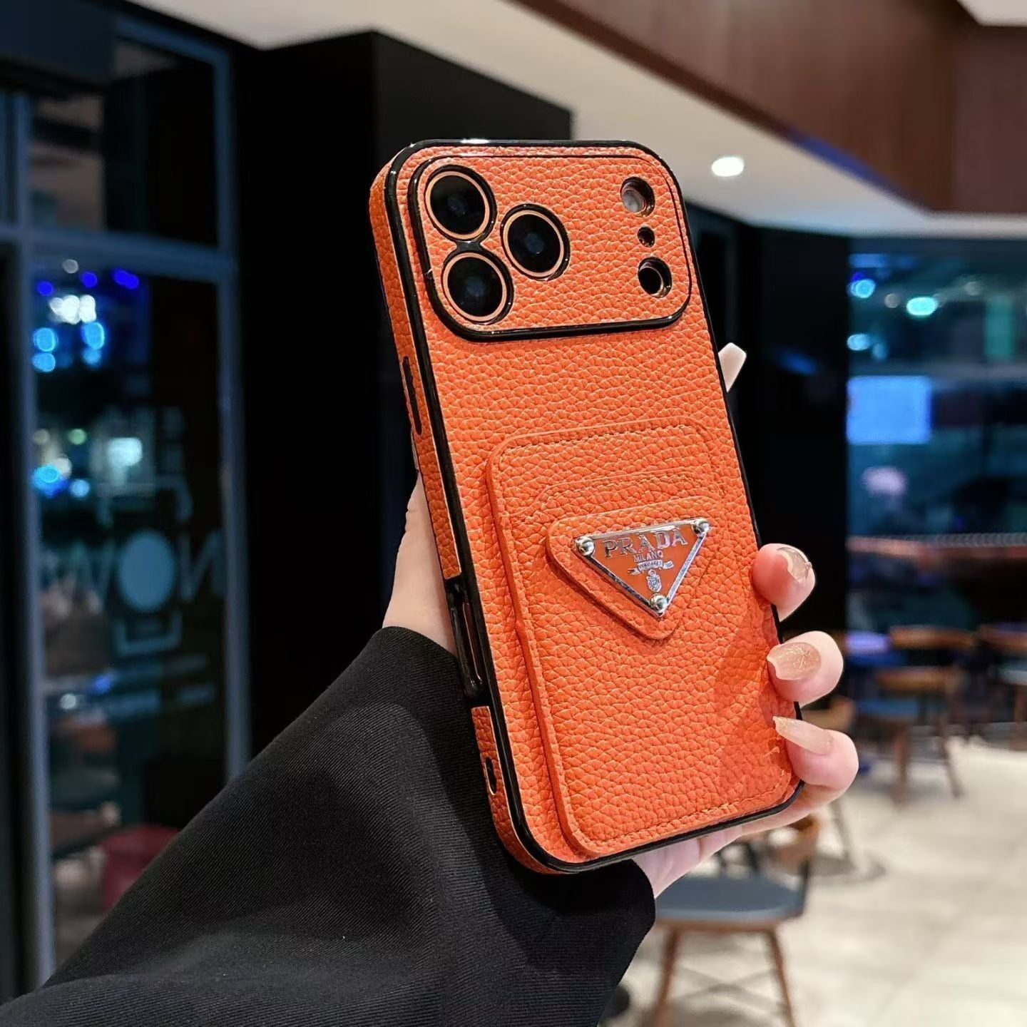 Luxury PR MagSafe Card Holder Case For iPhone 12-17