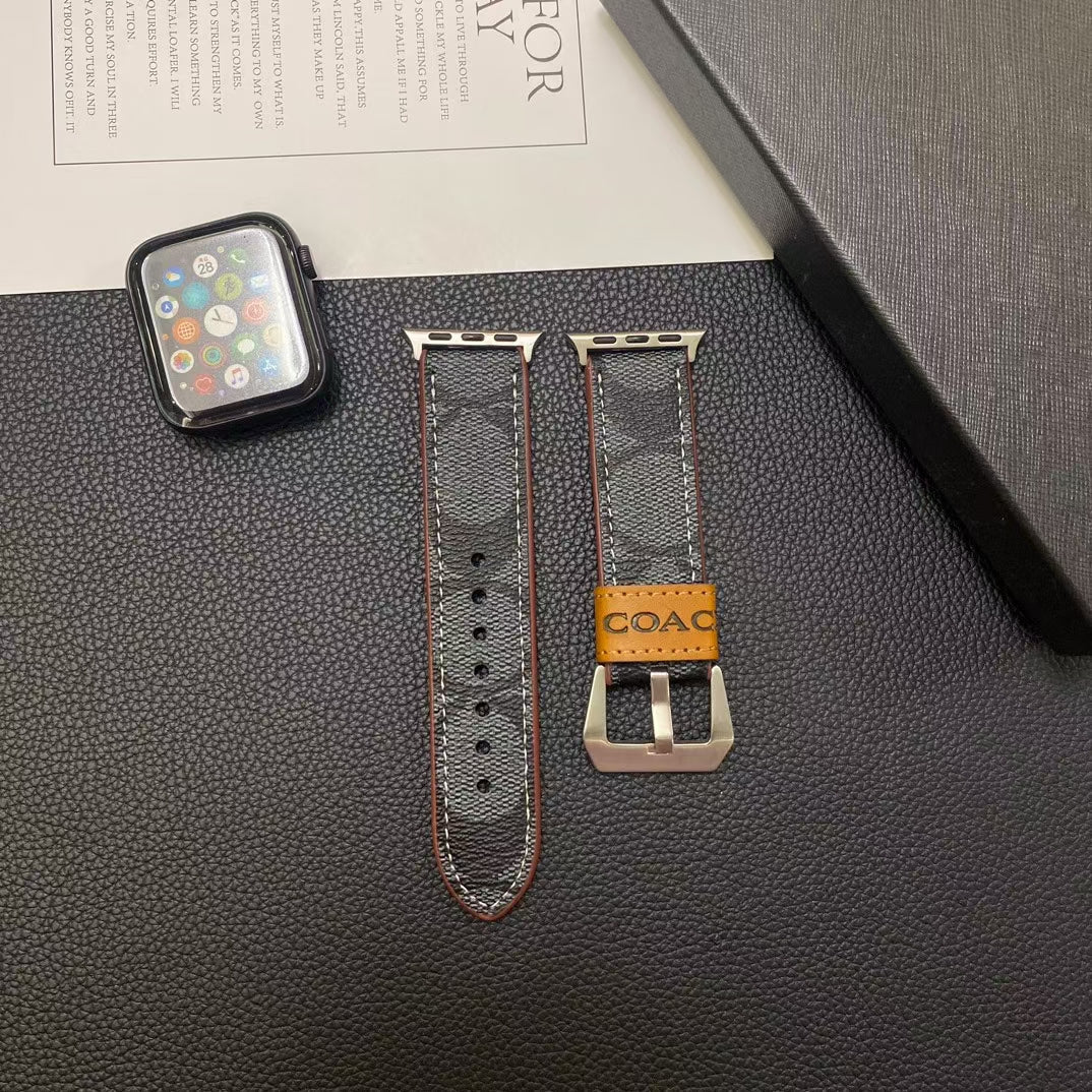 Coach Apple Watch Strap Band Classic Leather