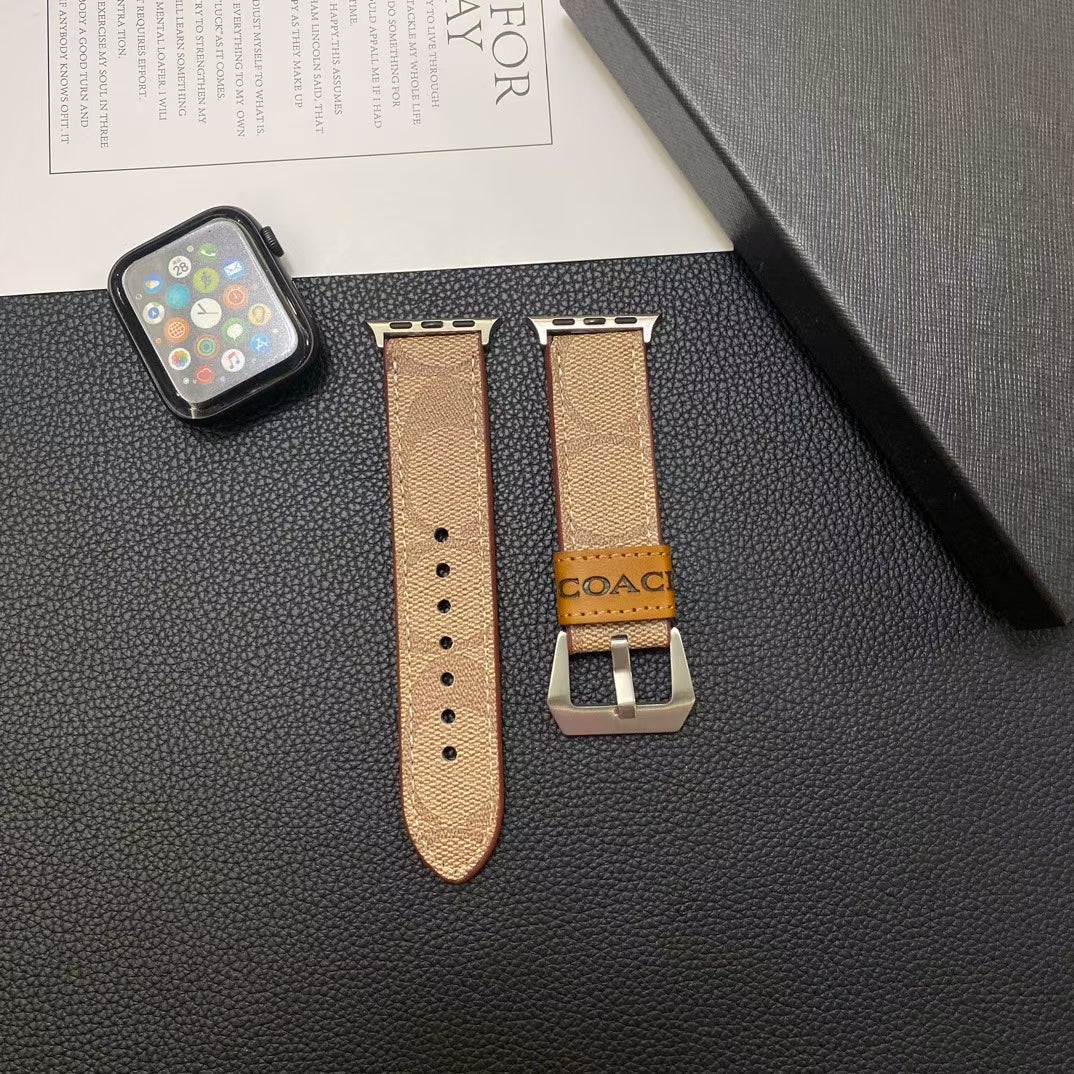 Coach Apple Watch Strap Band Classic Leather