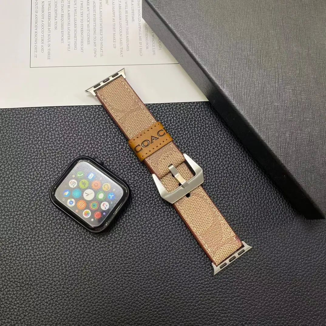 Coach Apple Watch Strap Band Classic Leather