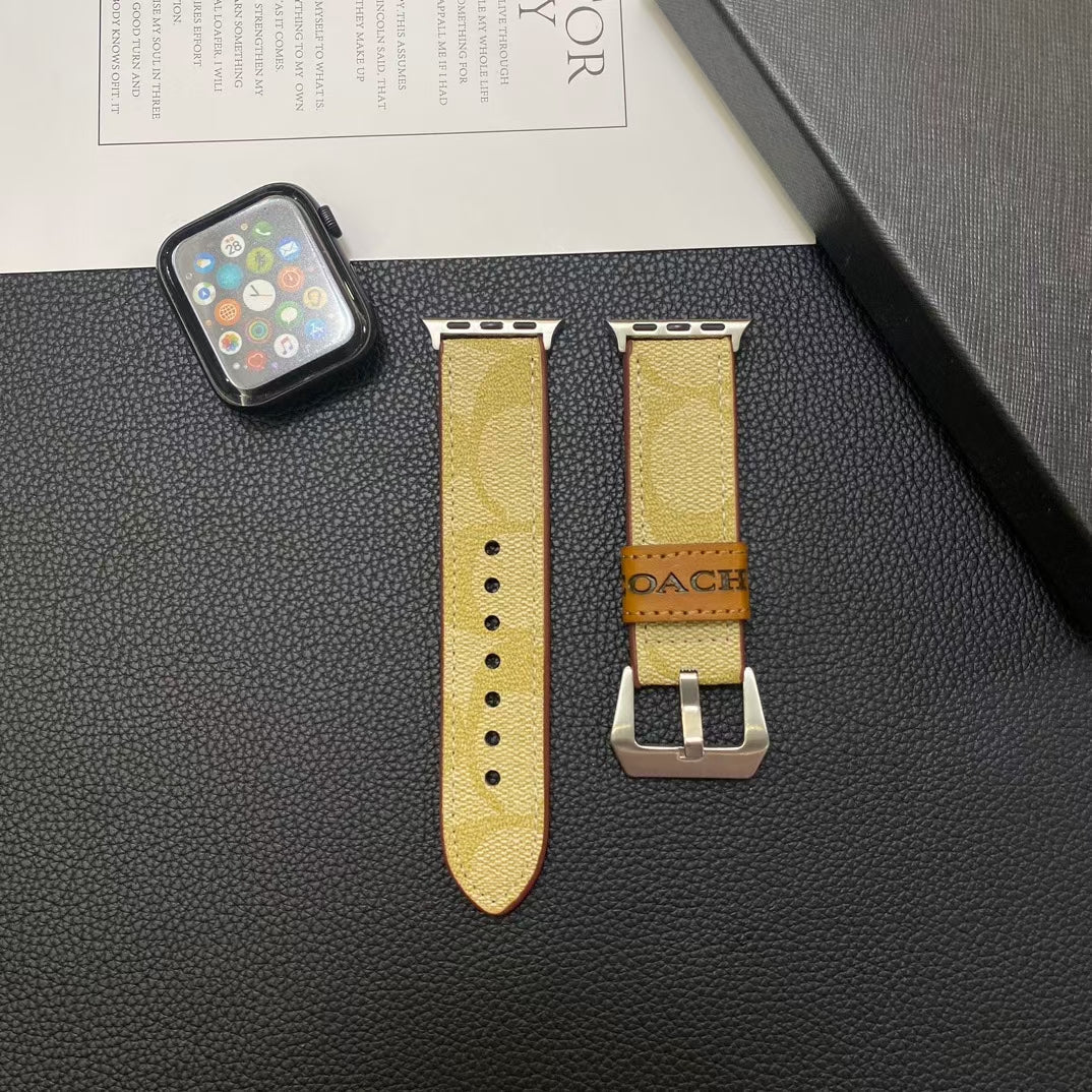 Coach Apple Watch Strap Band Classic Leather