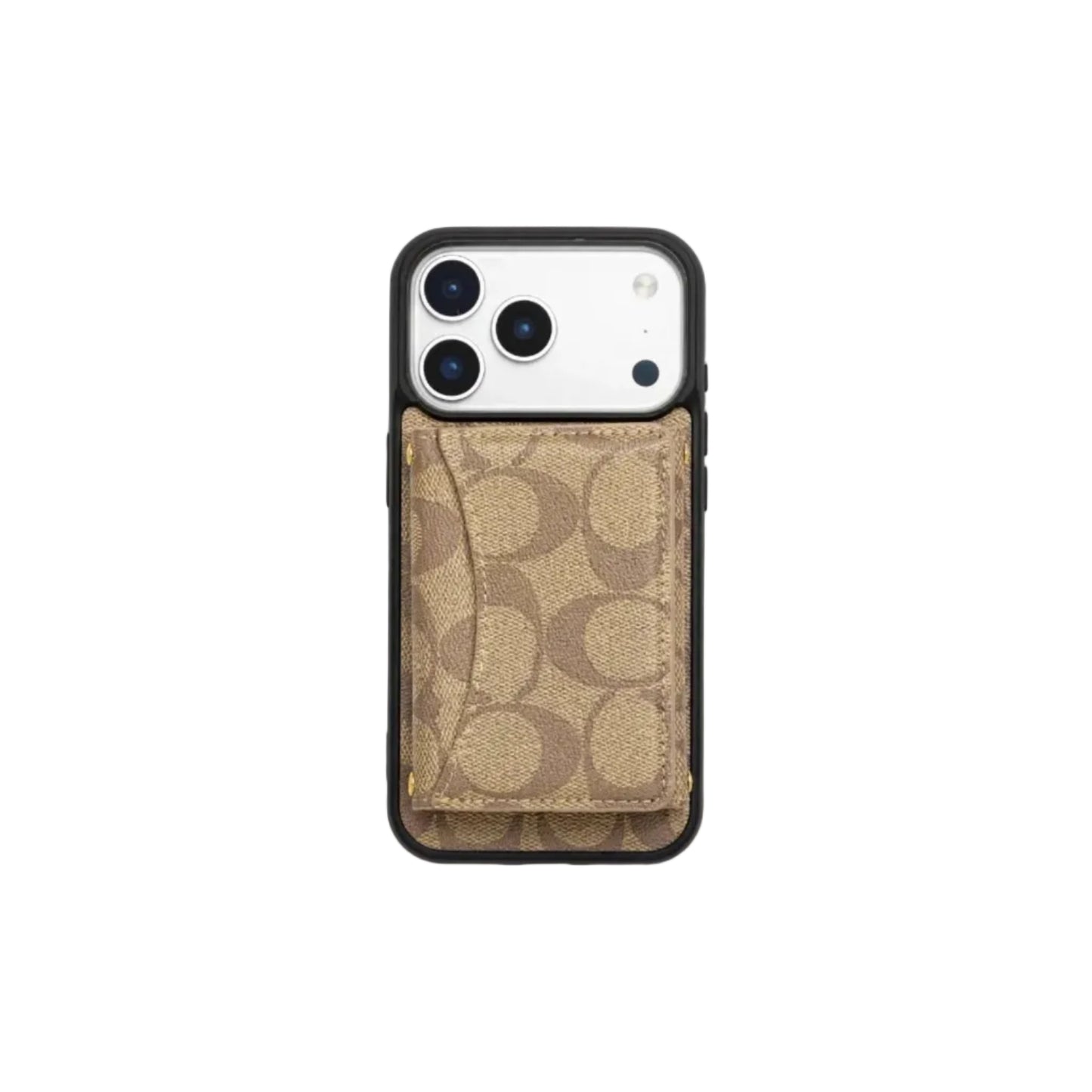 Luxury Monogram Wallet Case for iPhone 17 16 15 14 13 12 Series