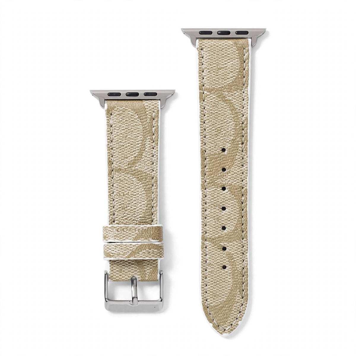 Luxury Band Apple Watch Light Beige Leather
