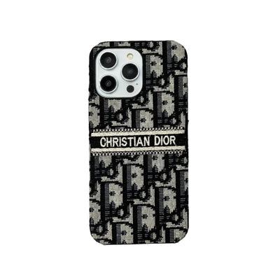 Luxury Brand Vertical Belt Stitched Case Cover For iPhone