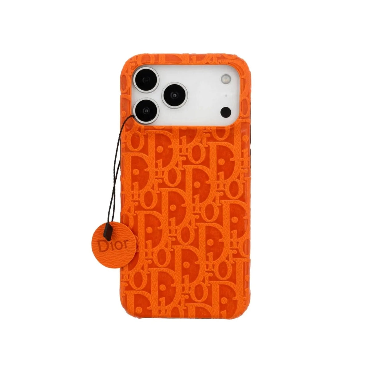 Full Orange Dior Oblique Case - iPhone 12-18 Pro & Pro Max