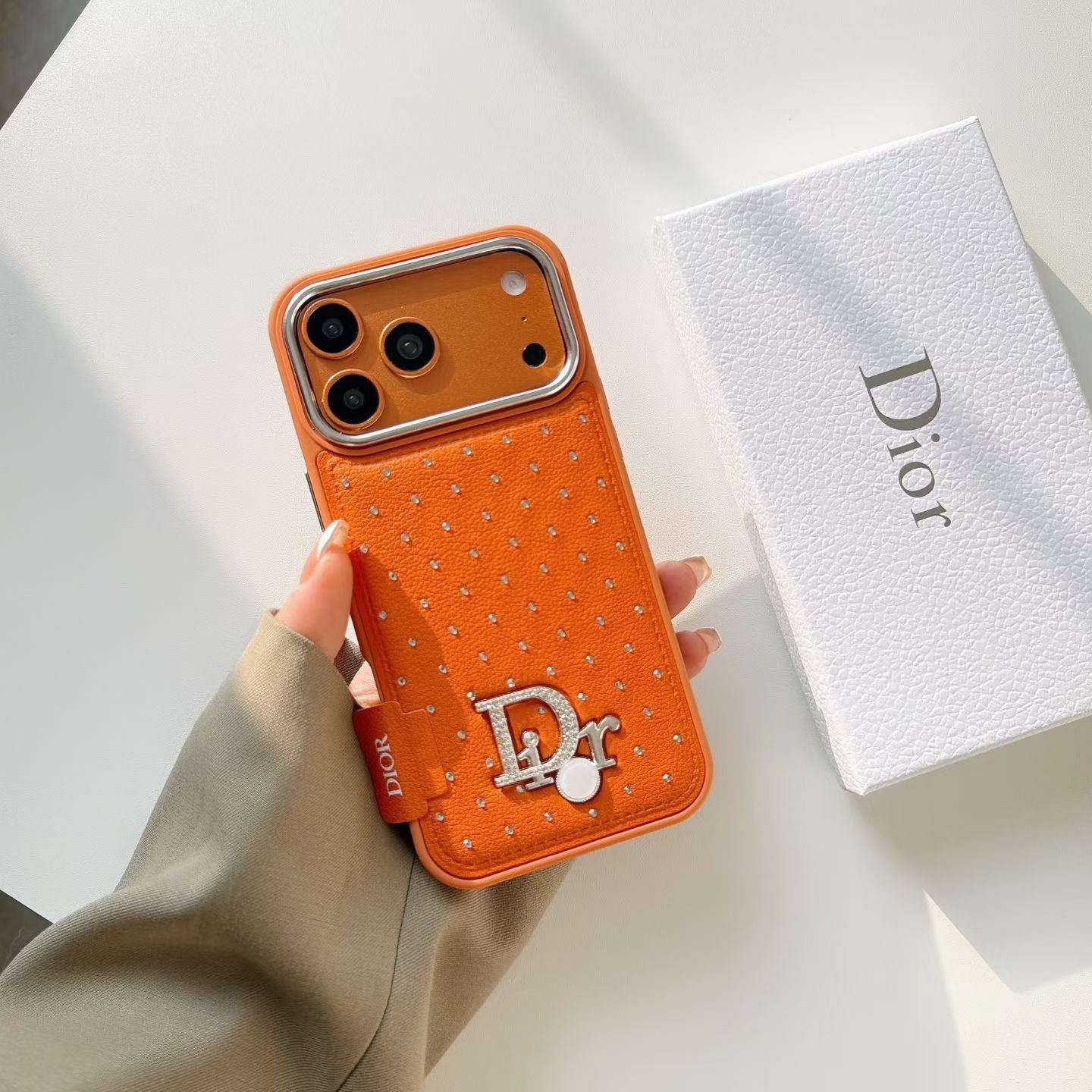 Classic Style Crystal Studded Luxury iPhone Case