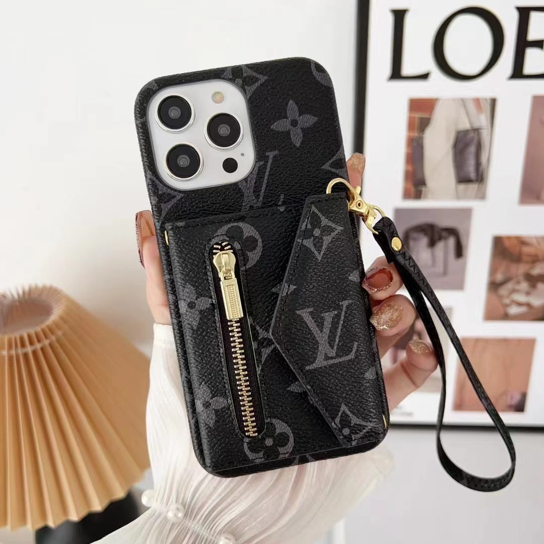 NEW IPHONE LEATHER WALLET PHONE CASE theroxymob