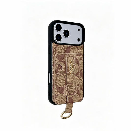 Luxury Case with Card Holder For iPhone 13-17