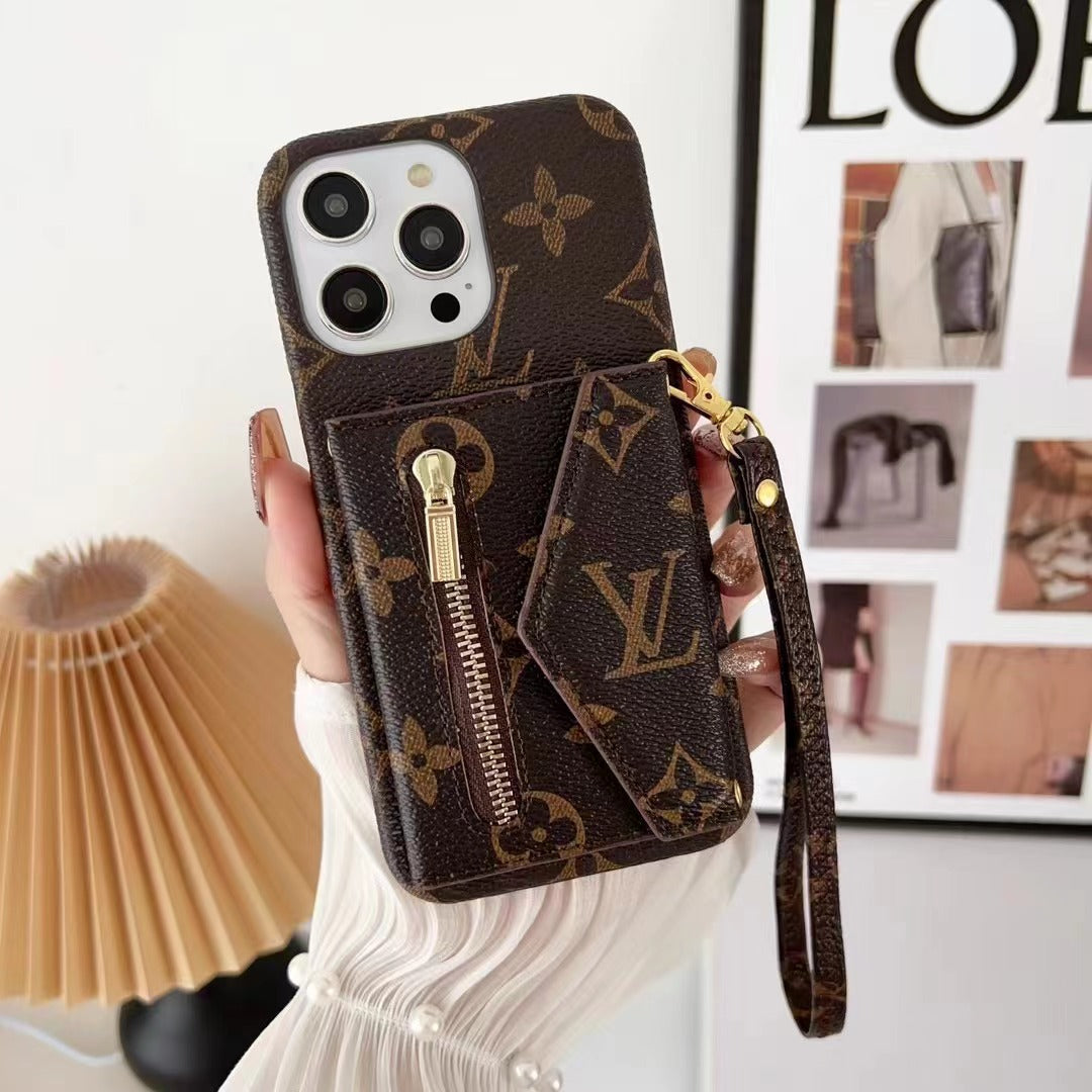 NEW IPHONE LEATHER WALLET PHONE CASE theroxymob