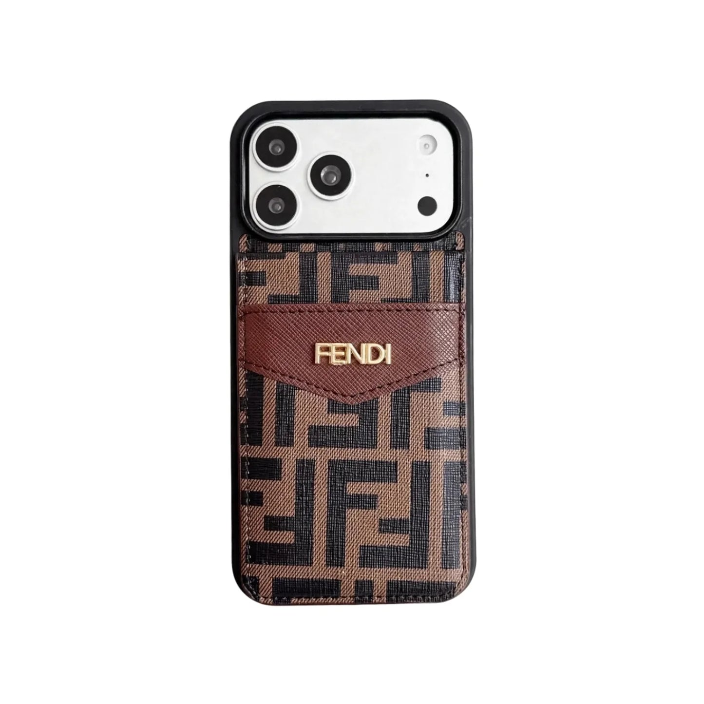 Luxury Card Holder iPhone Case for 12-17 series