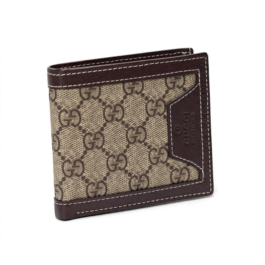 Elegance GUCCI Leather Wallet Canvas