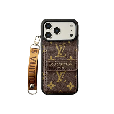 Louis Vuitton Phone case with card slot for iPhone 12-17 Series