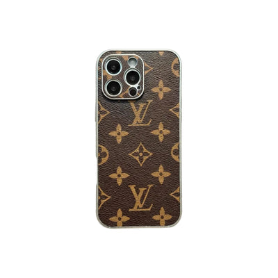 Luxury LV Leather iPhone Case