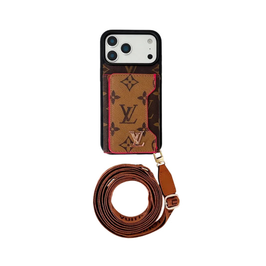 Luxury Leather Wallet Card Holder Phone Case For iPhone 13-17