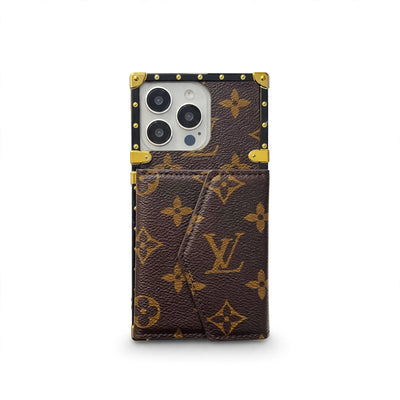 Luxury CANVAS LEATHER CARD HOLDER MONOGRAM
