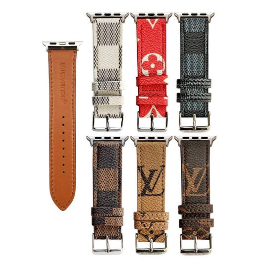 CLASSIC BROWN  LUXURY STRAP FOR APPLE WATCH Roxy New 2
