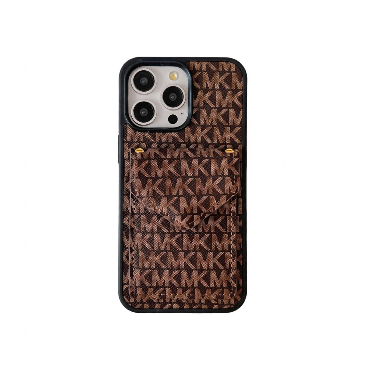 Luxury MK Leather Case For iPhone 13-17