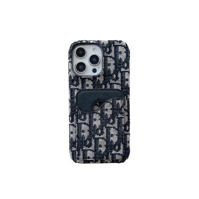 Dior Luxury iPhone Case Card Slot