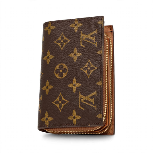 Luxury Louis Vuitton Zippy Organizer Wallet Multifunctional