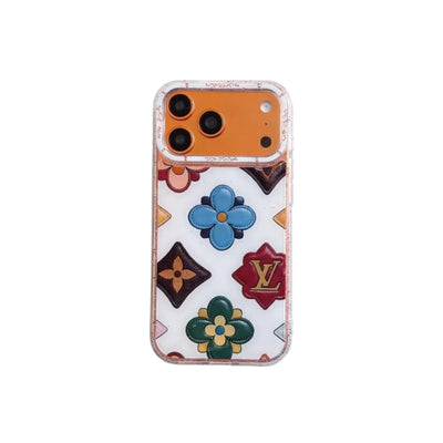 Multicolor Monogram White LV Case iPhone