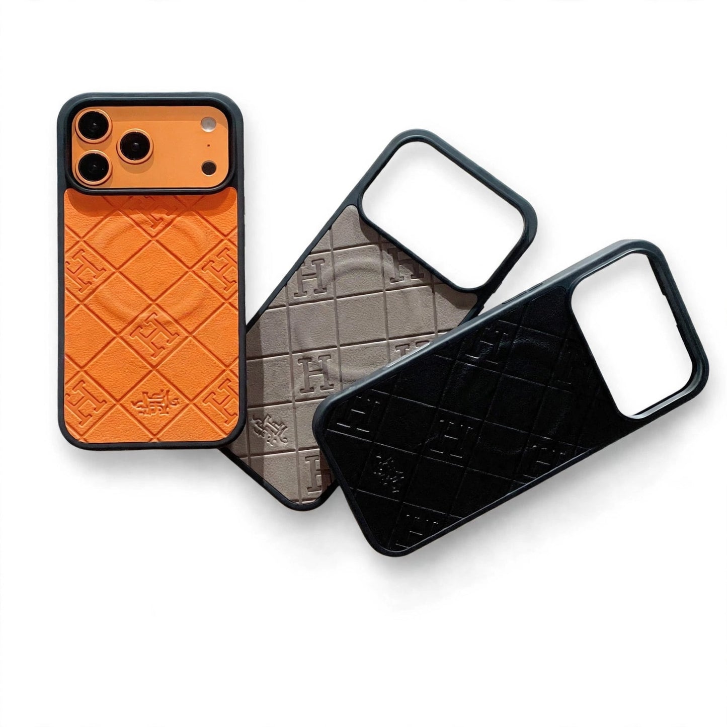 Magsafe Luxury Hrms Leather Case For iPhone 17 / 16 / 15 / 14