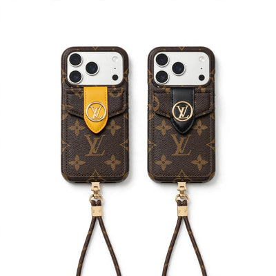 Luxury Leather Wallet Card Holder Phone Case For iPhone 13-17 Series