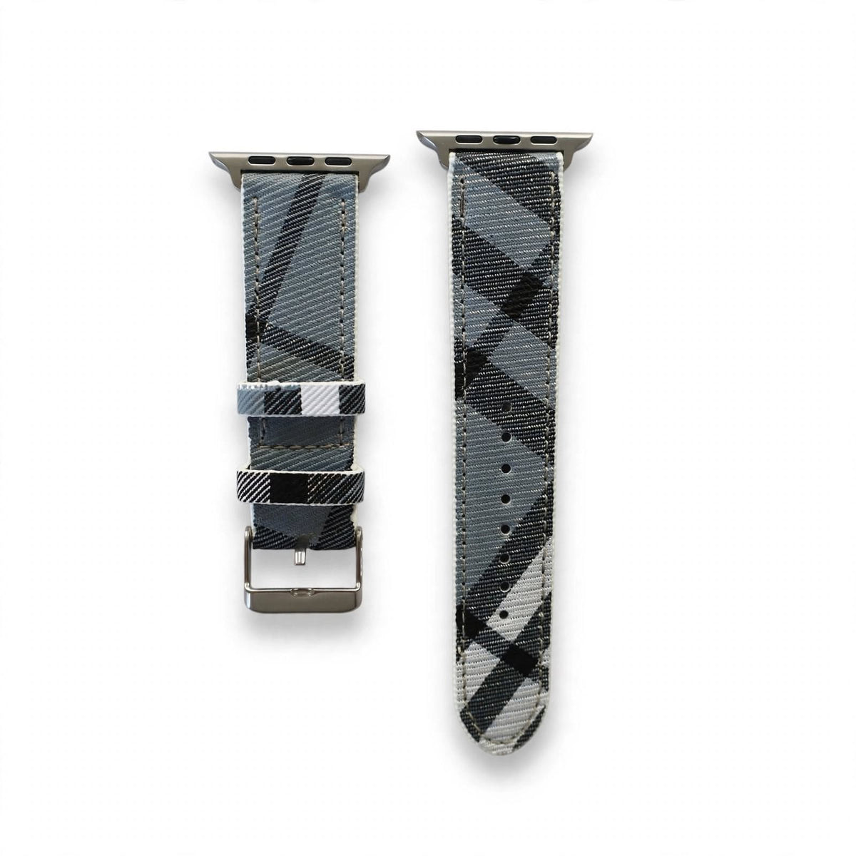 Luxury Watch Band Apple Watches Blue Leather