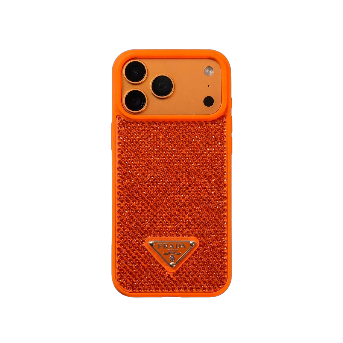 Haute Crystal Studded Logo Case - iPhone 12-18 Pro & Pro Max