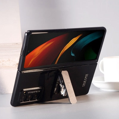 Multifunction Metal Ring Holder Back Cover For Samsung Z Fold 2 Fold2 5G Case Coque - theroxymob