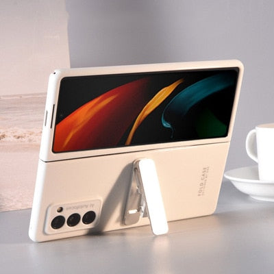 Multifunction Metal Ring Holder Back Cover For Samsung Z Fold 2 Fold2 5G Case Coque - theroxymob
