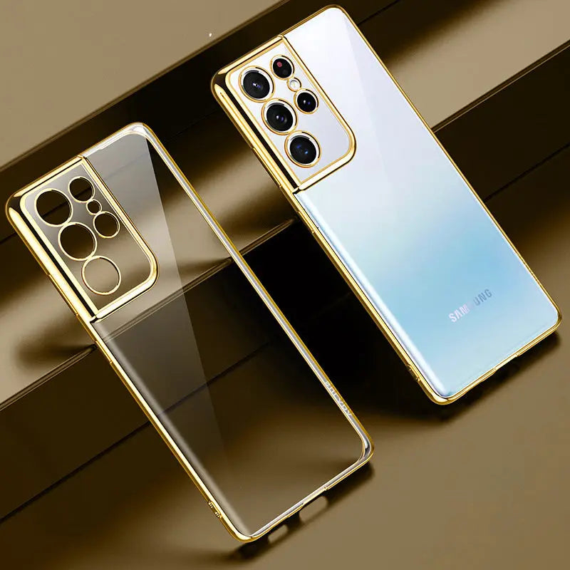 Plating Gold Bumper Camera Protect Case - theroxymob