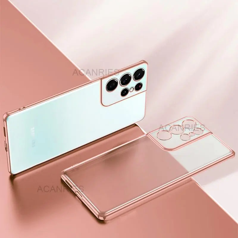 Plating Gold Bumper Camera Protect Case - theroxymob