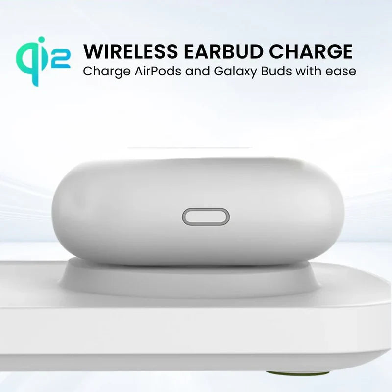 Elegant 3-in-1 Magnetic T-Bar Wireless Charging Dock For Apple