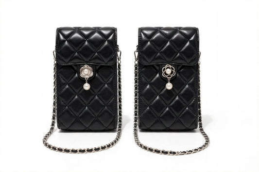 Luxury Genuine Leather Crossbody Phone Bag
