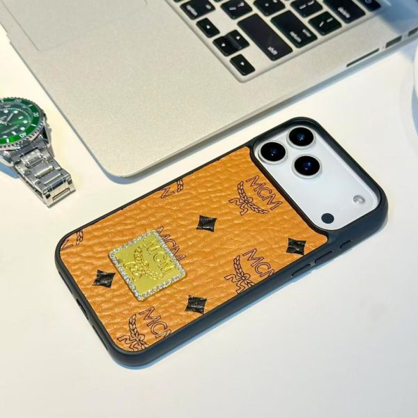 Luxury iPhone Case MCM Style for 13-17 series