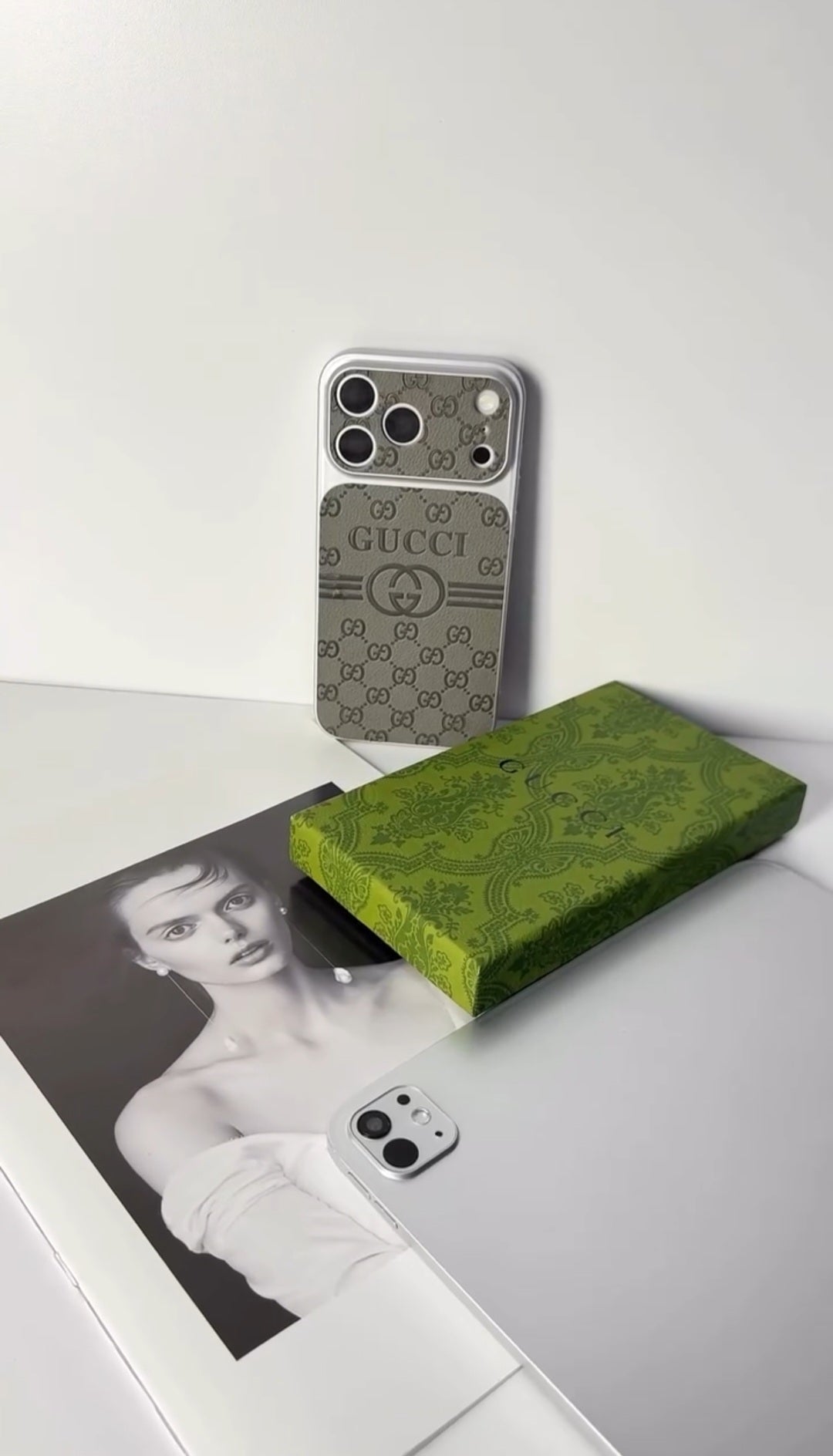 Luxury Leather GG iPhone Case