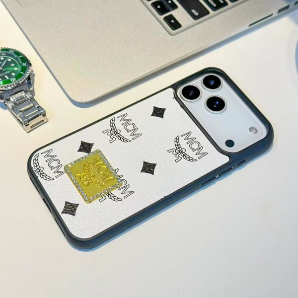 Luxury iPhone Case MCM Style for 13-17 series