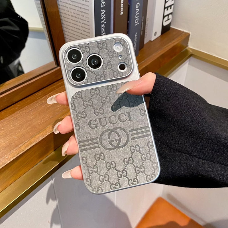 Luxury Leather GG iPhone Case