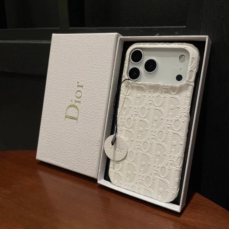 Full Orange Dior Oblique Case - iPhone 12-18 Pro & Pro Max