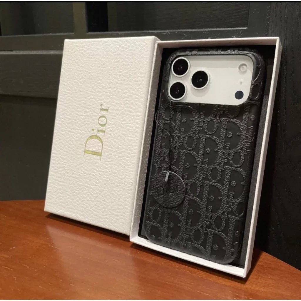 Full Orange Dior Oblique Case - iPhone 12-18 Pro & Pro Max