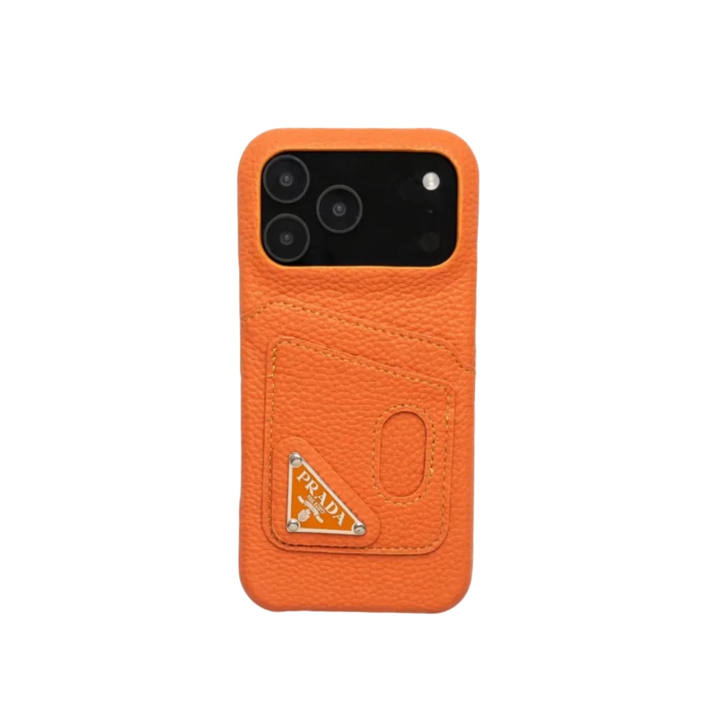 Prada Stylish Case with Card Holder For iPhone 13-17