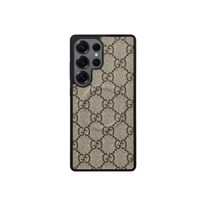 Luxury Monogram Canvas Case for Samsung S22-S26 Series